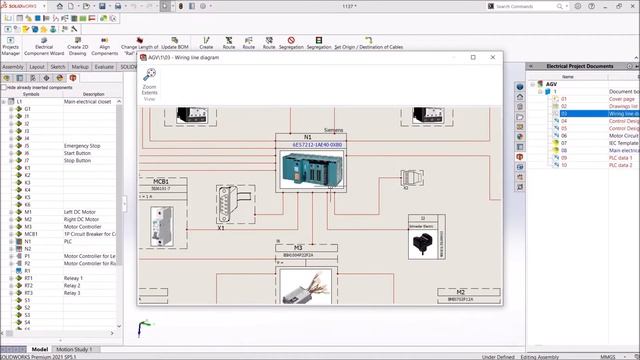 Automated Guided Vehicle Design with SOLIDWORKS Electrical & 3DEXPERIENCE Works
