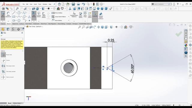 SolidWorks 2021 Tutorial for Beginners #19 | Toe Clamp in SolidWorks-آموزش سالیدورکس смотреть онлайн