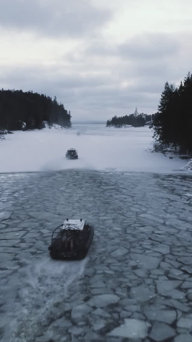 ВАЛААМСКАЯ НАВИГАЦИЯ В МЕЖСЕЗОНЬЕ | ВАЛААМСКИЙ МОНАСТЫРЬ  #cinematic #воздушнаяподушка #путешествие