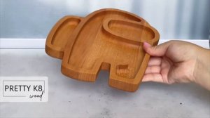 Менажница Among us из дерева. Мастерская Pretty K8 Wood