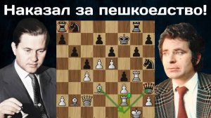 Ужасный разгром! Пауль Керес - Борис Спасский  Рига 1965  Матч претендентов  Шахматы