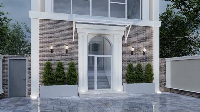 Архитектурная 3D визуализация. Объекта  "Ева клиник"  в г . Краснодаре .ул  Северная, 464