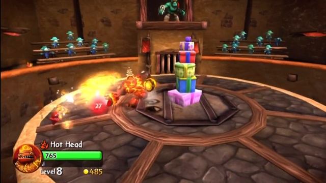 SKYLANDERS GIANTS - Battle Arena 4 -  Present Protector (Brock's Rump Roaster Ruckus) смотреть онлайн