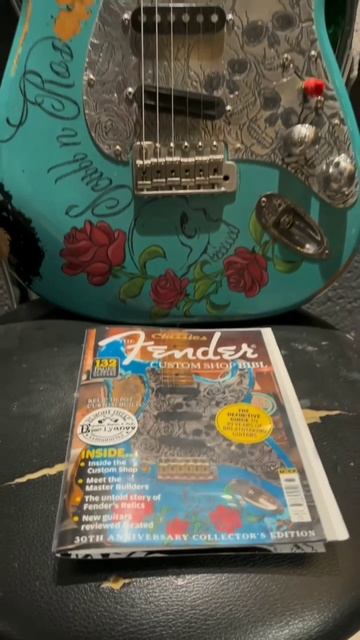 Кастомная гитара relic Fender после доработки #РемонтГитар #DEmelyanov
