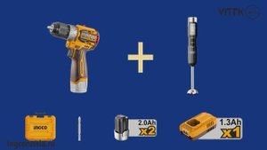 набор аккумуляторный 16В 2 шт (4) INGCO CKLI1628 INDUSTRIAL