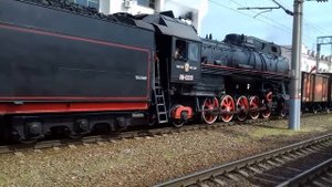 Паровозы ФД20-2109 и ЛВ-0233. Поезд Победы. Краснодар-I, СКжд, 02.05.2021г.