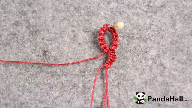 PandaHall видео-учебник на виноград плетеный браслет веревку