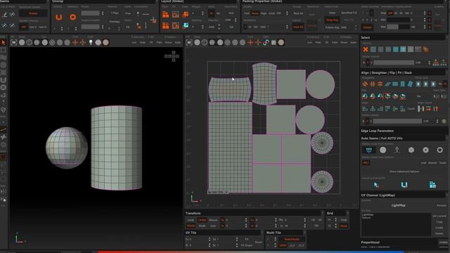 MODO I SMO RizomUV LiveLink - 1.1 -  Update (Multi Mesh Workflow)