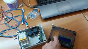 первое видео автоматика котла на ардуино