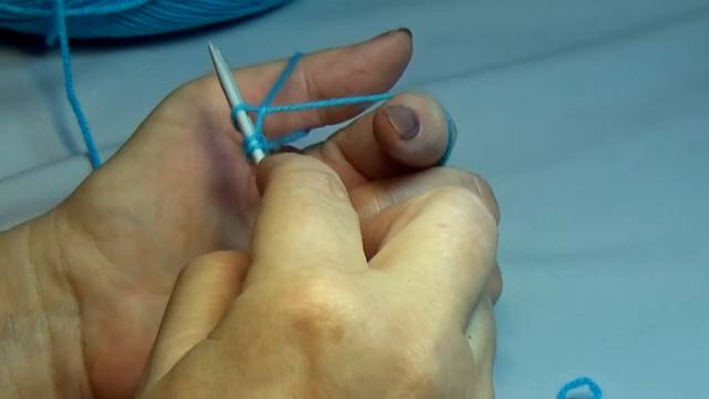 Вязание спицами для начинающих / Набор петель #2 смотреть онлайн