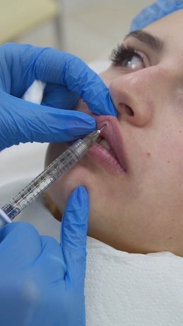 Увеличение губ, контурная пластика Juvederm смотреть онлайн