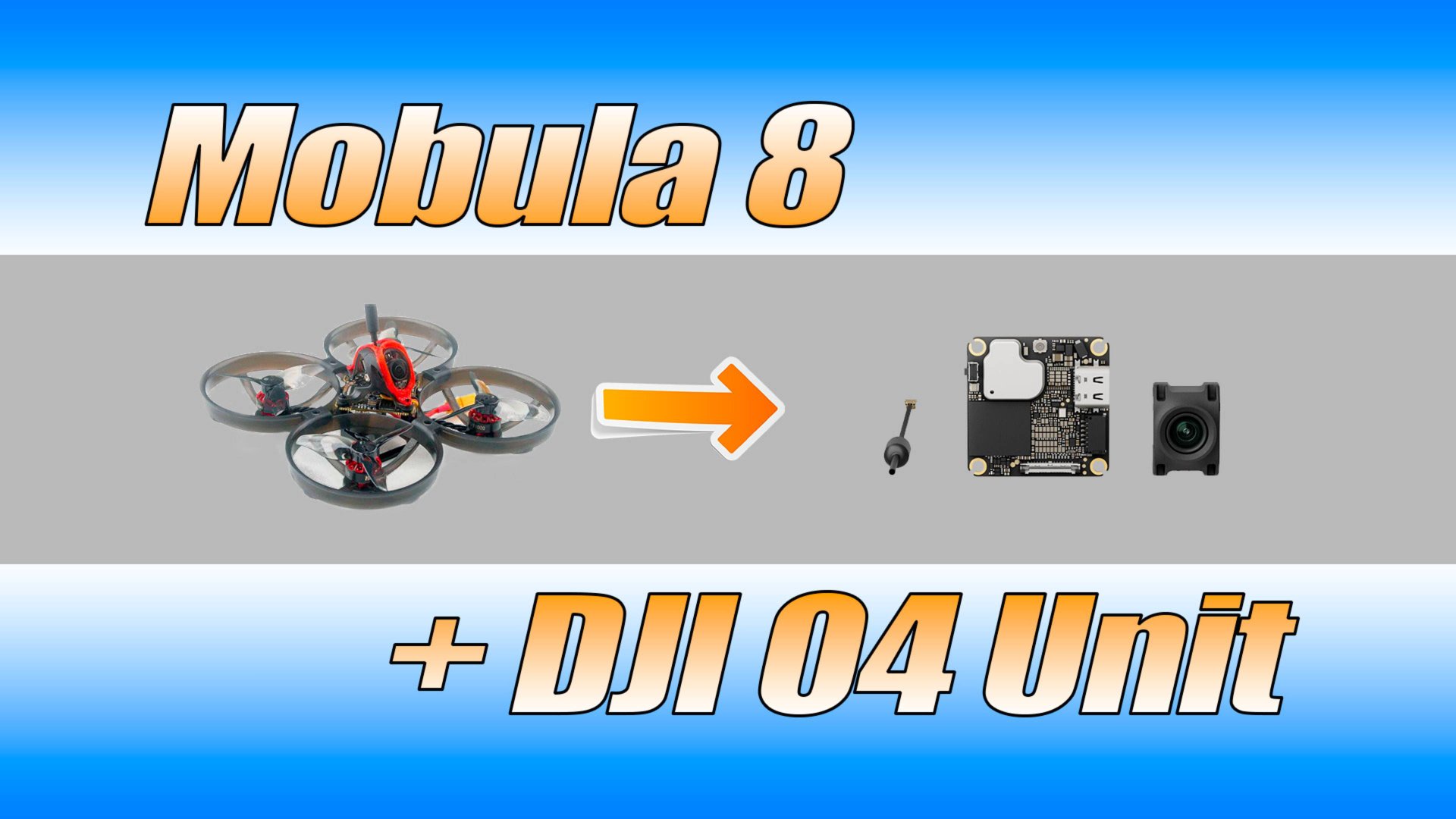 Mobula 8 и DJI O4 Unit. Установка. Настройка. Полет. смотреть онлайн