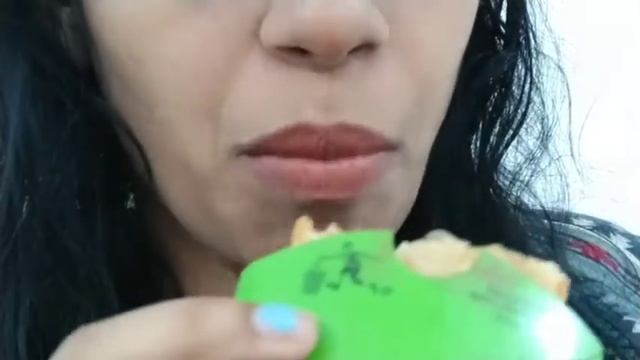 Eating McD Apple pie Nandi ASMR