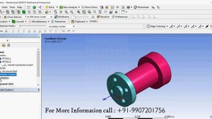 Design Solution Indore | ANSYS Rigid Dynamics | Rotational Velocity | Analysis |