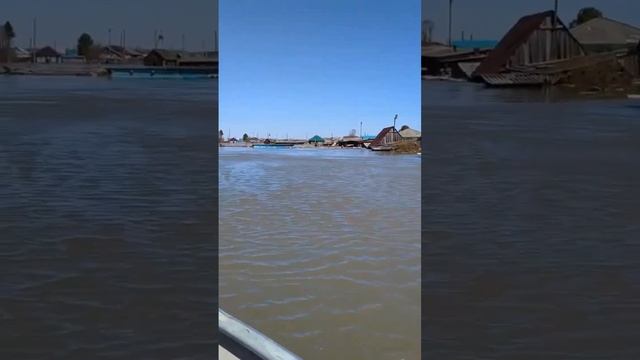 Половодье в Усть-Ишимском районе Омской области. смотреть онлайн