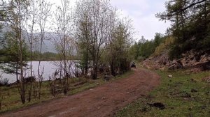 Трек эндуро по реке Сенца в сторону долины вулканов. Орлик, Бурятия.