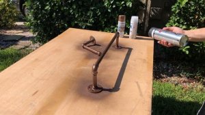 Industrial Pipe Toilet Roll Holder w/ Patina Build