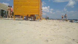 Раздевалка на пляже