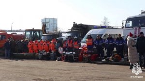 Смотр готовности к действиям во время весеннего половодья в г. Орле