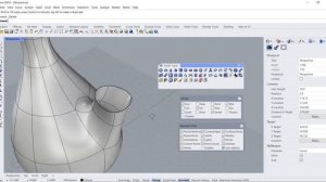 Rhino 7 tutorial: Freeform Vase 1 Modeling