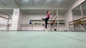 Балет❤️экзерсис у станка от плие до гранд батмана😍класс для взрослых не профессиональналов😉