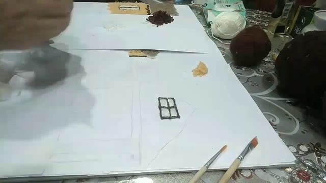 Картина из ниток. Мое хобби. смотреть онлайн