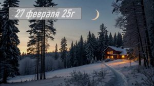 Гороскоп 27 февраля 25г. Астропрогноз. Карта дня