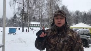 Славка и его первая пойманная рыба на зимний актив