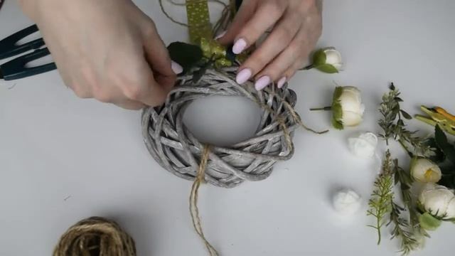 Декоративный венок на дверь смотреть онлайн