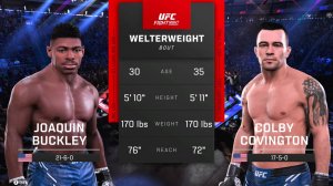 Хоакин Бакли VS Колби Ковингтон