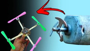 Пошаговая сборка дрона на двигателях постоянного тока 🚀 Летит как настоящий!