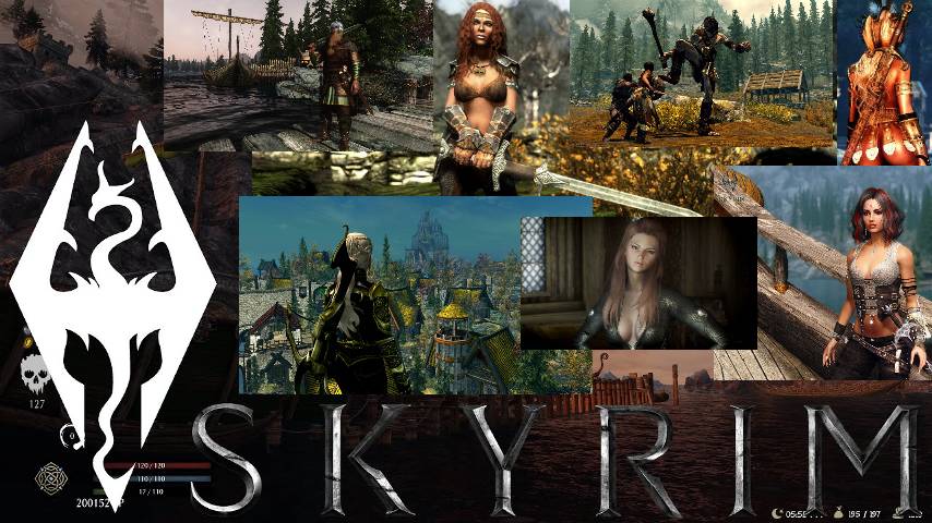 #1. Полное нестандартное прохождение Skyrim, сборка модов Omens Visual Overhaul.