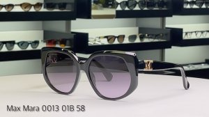 Солнцезащитные женские очки  0013 01B 58 от Max Mara из Италии на обзоре в салоне StockOptika