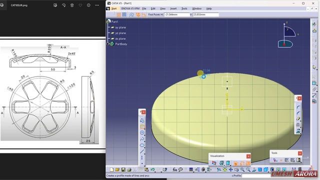 #CATIA V5 #Surface tutorial