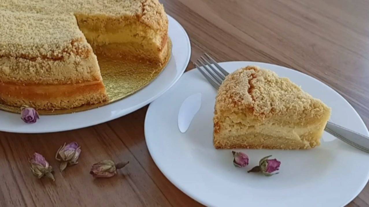 Изысканный пирог с творогом / Королевская ватрушка