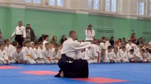 Аттестация Айкидо 7 кю на зелёный пояс