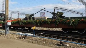 Прибытие Поезда Победы, г. Сергач, 3 мая 2015 года.