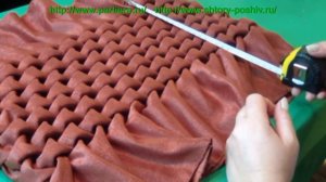 Буфы схема Чешуя, пуф урок1.