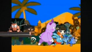 побег от быка