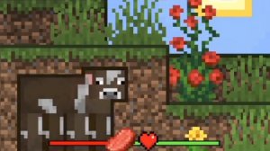 батл с коровой