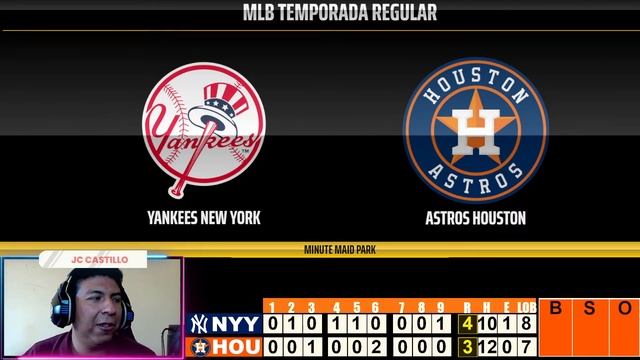 NEW YORK YANKEES VENCE A LOS HOUSTON ASTROS - NUMEROS FINALES. смотреть онлайн