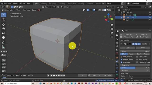 Blender Quick Tip: How to effectively use the modifier stack