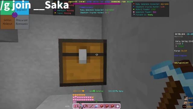 新プロもっと進めるぞい、マイニングたくさんやろうあといろいろ / Hypixel Skyblock