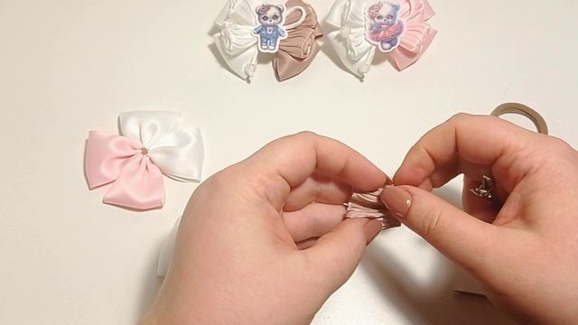 МК бантиков из 4 см и рюшей 🤩❤️