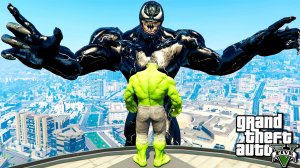 ХАЛК ПРОТИВ ВЕНОМА В ГТА 5 МОДЫ! HULK VS VENOM в GTA 5 ВИДЕО ONLINE