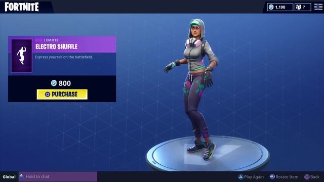 FORTNITE ELECTRO SHUFFLE DANCE EMOTE (1 HOUR) смотреть онлайн