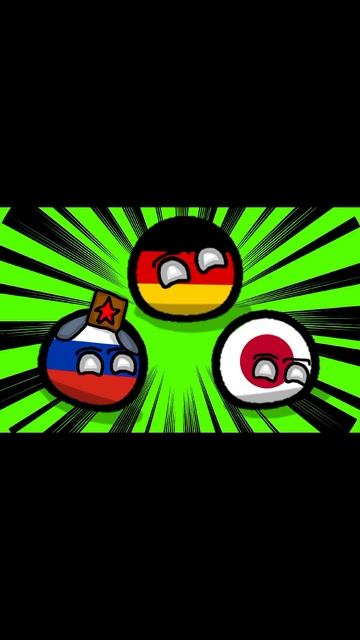 Россия, Германия, Япония.. #contryballs #реки #animation #funny #хочуврек #япония #россиягермания