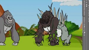 Zoochosis Swap Monster: Giraffe and Gorilla Zoochosis: third person screamers
