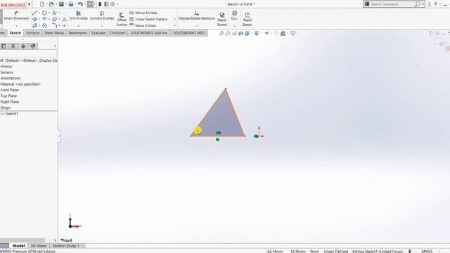 #2 SolidWorks tutorials Tamil|Create 3D sketches using line for beginners |CAD Dude