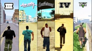 SBS Сравнение игр GTA! (GTA 3 vs VC vs SA vs IV vs V)